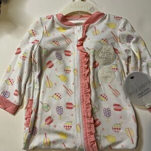 Kids Pajamas - Pink and White